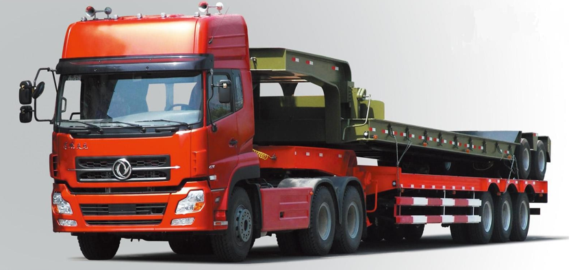 EQ9281BDPT Low Flat Semi-trailer Truck